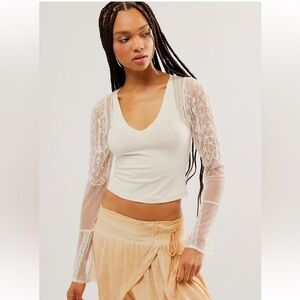 Free People who’s that girl long sleeve Size S $50